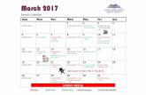 March 2017clearcreeklibrary.org/newsletter/Calendar Mar Apr 2017.pdf · Storytime @ ISPL, 11:15a 19 Storytime @ GT, 11:15a JTML Friends, 6p 20 JTML & KM Tween ook Group, 3:30-4:30p