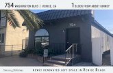 754 WASHINGTON blvD | venice, CA 1 block from abbot kinney · With CAT 6 wiring throughout, this commercial property boasts a custom server room as well as solar panels and Nest Smart