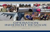 OPERATION INHERENT RESOLVE · Coalition of 65 nations combined in pursuit of the OIR mission to degrade and ultimately defeat ISIL. In January 2016, U.S. officials estimated that