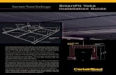 CertainTeed Ceilings SmartFit Yoke Installation Guide...Benefits: Decreased number of hanger wires Reduced labor time on installation Maintain a precise dimension on linear openings