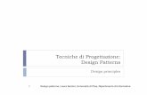 Tecniche di Progettazione: Design Patternsdidawiki.cli.di.unipi.it/lib/exe/fetch.php/magistraleinformatica/tdp/... · 4 Design patterns, Laura Semini, Università di Pisa, Dipartimento