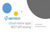 Cloud-native apps REST API testing · Spring Cloud Contract •Groovy •YAML •Pact JSON •Spring REST docs. Spring Cloud Contract for Polyglots. The Solution Describe REST endpoints