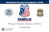 Project Shield America (PSA) Academia · Bureau of Industry and Security (BIS) U.S. Dept. of Treasury . ... Acknowledgment” section and is a certification warning against the release