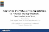 Capturing the Value of Transportation to Finance ... · Value Capture leverages real estate potential of infrastructure Value Capture (VC) is an innovative financing method that leverages