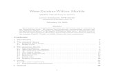 Wess-Zumino-Witten Models...1 Introduction In these lectures, we will introduce Wess-Zumino-Witten (WZW)-models. They are a prime example of rational conformal ﬁeld theories and