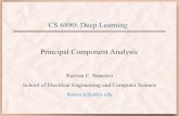 CS 6890: Deep Learning Principal Component Analysisace.cs.ohio.edu/~razvan/courses/dl6890/lecture03.pdfPrincipal Component Analysis (PCA) •A technique widely used for: –dimensionality