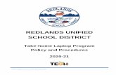 REDLANDS UNIFIED SCHOOL DISTRICT · 2020. 7. 31. · *If your child does not have their network login ID or 9-digit permanent ID number memorized, these two pieces of information