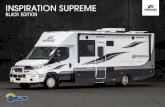 INSPIRATION SUPREME - Paradise Luxury Motorhomes · The INSPIRATION SUPREME BLACK EDITION offers further expression of style, luxury, design and cutting-edge technology combined with