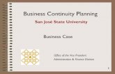 Business Continuity Planning · To coordinate development of a campus-wide Business Continuity Plan to ensure the university is able to restart business ... of vital records, alternate