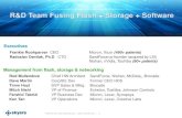 R&D Team Fusing Flash + Storage + Software · Violin Memory 10x 16x EMC VNX8000 64x . PROPRIETARY AND CONFIDENTIAL | ©2014 SKYERA INC. ... Target Markets / Use Cases . PROPRIETARY