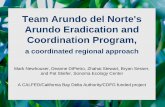 Team Arundo del Norte's Arundo Eradication and ... · 12/7/2017  · Develop a catalog of Arundo location data. Identify all organizations doing Arundo mapping. Publish metadata on