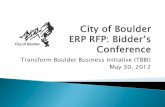 Transform Boulder Business Initiative (TBBI) May 30, 11¢  Krissy Kaplan, HR Lead The Procurement Process