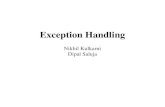 Exception Handling - rts.lab.asu.edurts.lab.asu.edu/web_438_2012/project_final/Talk 4 exception_handlin… · Exception Handling Save contents of registers in kernel mode stack Handle