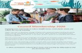 Council Membership 2020 - Plastic Free July...• Toolkit - a comprehensive toolkit of promotional assets, including an Official Council Membership badge and suite of collateral to