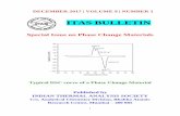 ITAS BULLETIN BULLETIN... · Volume 9, No. 1 December 2017 Editorial Committee Editor in Chief: Dr. S. R. Bharadwaj Ex-Head, Fuel Cell Materials & Catalysis Section Chemistry Division