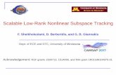 Scalable Low-Rank Nonlinear Subspace Tracking€¦ · Acknowledgement: NSF grants 1500713, 1514056, and NIH grant 1R01GM104975-01 Scalable Low-Rank Nonlinear Subspace Tracking F.