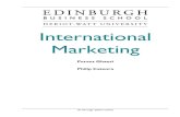 International Marketing - Edinburgh Business School...Contents International Marketing Edinburgh Business School vii 6.8 Legal Recourse in Resolving International Disputes 6/22 6.9