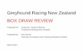 Greyhound Racing New Zealand BOX DRAW REVIEW · 1.2 Processes of the Review 1.3 Basis of this report 1.4 Summary of Findings 1.4.1 Operational Processes 1.4.2 Technical Processes