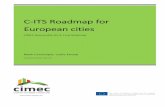 C-ITS Roadmap for European cities · File Name: CIMEC-D3.3 Final Roadmap v1.1.docx Version: 1.1 Task start date and duration 01/12/2016 – 31/03/2017 Revision History Version No.