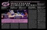 Your independent community newspaper WALTHAMwalthamforestecho.co.uk/wp-content/uploads/2020/06/Echo... · 2020. 6. 26. · Your independent community newspaper ears are growing over