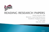 Karen Kovach, PhD Director, Learning Resources Academic … · 2016. 5. 11. · you should be reading! ... reduce working memory load. Cognitive load theory is concerned with techniques