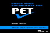 €¦ · All you need to pass your exams! MACMILLAN . online book"  . CHECK YOUR VOCABULARY FOR Dalton All you need to pass your exams!