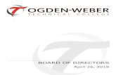 BOARD OF DIRECTORS - Ogden-Weber Technical College · The Board of Directors of the Ogden-Weber Technical College met on Thursday, February 22, 2018, at 4:00 p.m. in the C. Brent