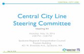 Central City Line Steering Committee · • CCL Stop and IT Infrastructure (Fare POS, Real Time Info, etc.) • Charging Infrastructure • Layover Space • Shared Funding Opportunities