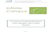 Campus Parent/Student and Mobile App User Guide€¦ · Reports, District/School Notices, Cafeteria Balance, and School Meals Application. Use your existing user name and password