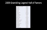2009 Grambling Legend Hall of Famers h r · Willie Young Football Paul "Tank” Younger Football. ... Ladd became one of wrestling’s most hated heels during the 1970’s, ... forever