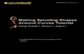 Making Spiraling Shapes Around Curves · Ashlar-Vellum Making Spiraling Shapes Around Curves 8 2. Next, use the Helix tool to draw a vertical helix , located at the start of the spline