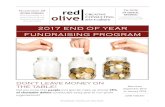 EOY Fundraising Program - redoliveconsulting.com · FUNDRAISING PROGRAM 26-50% OF ANNUAL REVENUE: is raised from year-end fundraising asks! The majority of those dollars are given