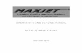 OPERATIONS AND SERVICE MANUAL MODELS 3045E & 3054E...QS Jet Spray Washer Compound #229 Our QS Jet Washer Compound #228 is an aluminum safe metal cleaner is equally effective on both
