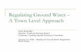 Regulating Ground Water – A Town Level ApproachThe Fryeburg Situation In 2004, Nestle announced interest in a bottling plant in Fryeburg Local group, Fryeburg Aquifer Resource Committee,