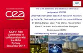 French Nuclear and Alternatives Energies Commission (CEA ... · • Having demonstrated experience in promoting and participating in collaborations at international/regional level