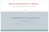 Micro Enterprise in Africa - WordPress.comThe Significant Impact of Micro Enterprise in Africa 8 Micro Enterprise Contribution to African Economy • Contribution to GDP of countries