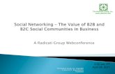A Radicati Group Webconference · Content Business Processes People Social software should not be used as a stand-alone solution. April 27, ... Social analytics Experience serving