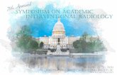 symposium on academic intervent onal radiology AIR... · 5th Annual Symposium on Academic Interventional Radiology This conference is being held at the Marriott Marquis, Washington,