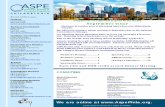 ASPE Newsletter Sept 2014 - ASPE Phila Newsletter Sept 2014.pdfWelcome to another year of interesting topics from your Philadelphia Chapter. We will not be having a dinner meeting
