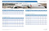 4, q 6 + ( -0(+$ Septeer - American Airlines Cargo...Flights are suect to change. AACargo/1420 Cargo-only ights C Los Angeles (LAX) Dallas/Fort Worth (DFW) Chicago (ORD) Flight Flight