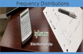 Frequency Distributions - storage.googleapis.com€¦ · Frequency Distribution Table: Shows classes (intervals, buckets) of data with the frequency (count) of the number of entries