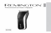 PrecisionCut Hair Clipper - Boulanger...• Inspect the clipper making sure that it is free from hair and dirt. • Seat the person so that their head is approximately at your eye