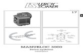 Leroy-Somer - Manubloc 3000 - Installation - Ref.4031 en · LEROY-SOMER 10 InstallatIon MANUBLOC 3000 Drive systems 4031 en - 2013.06 / g This document complements the general instructions