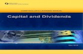 Capital and Dividends - Office of the Comptroller of the ...the Comptroller of the Currency (OCC) that apply to capital account transactions. It is ... procedures and requirements