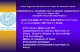 SUSTAINABILITY AND SCIENTIFIC CULTURE: A CHALLENGE FOR …federationofscientists.org/PlanetaryEmergencies/... · Humanity already possesses the fundamental scientific, technical,