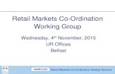Retail Markets Co-Ordination Working Group · ReMCoDS Retail Markets Co-Ordination Design Service ReMCoWG Agenda Agenda Item Presenter Time Introduction Jessica Gregory ReMCoDS 12:45