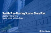 Seattle Free-Floating Scooter Share Pilot...Portland, San Francisco, and Los Angeles. Date (xx/xx/xxxx)September 2020 Department NameSeattle Department of TransportationPage Number