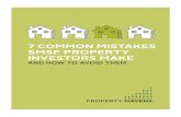 7 COMMON MISTAKES SMSF PROPERTY INVESTORS MAKE€¦ · By understanding your personal and SMSF risk profi le and the risks associated with diff erent types of property and investment