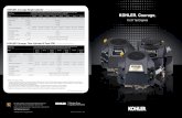 KOHLER Courage Twin-Cylinder/V-Twin PRO Model SpecificationsE-2122-B).pdf · accessories (air cleaner, exhaust, charging, cooling, fuel pump, etc.), application, engine speed and