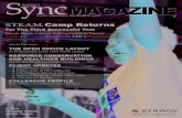 Sync Strang’s MAGAZINESync Strang’s always aligned with our clients in mind MAGAZINE S.T.E.A.M. For The Third Successful Year Educate. Elevate. Celebrate. Building Confidence Towards